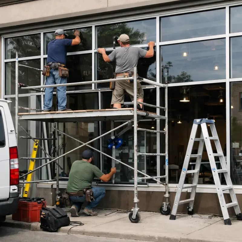 Commercial Window Installation Mt Rainier